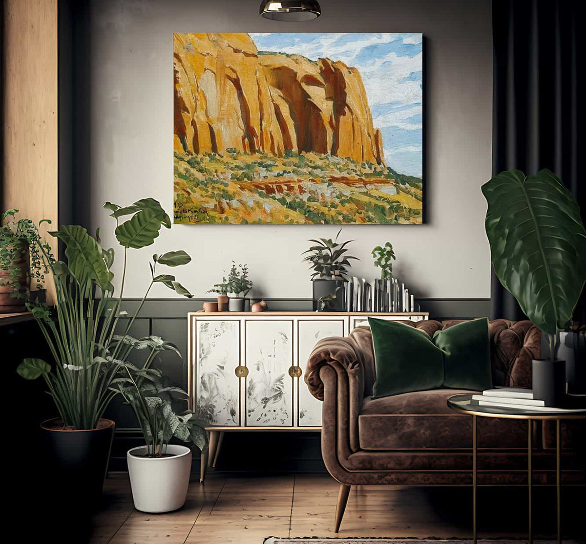 Cliffs Of Betatakin By Maynard Dixon Fine Art Print