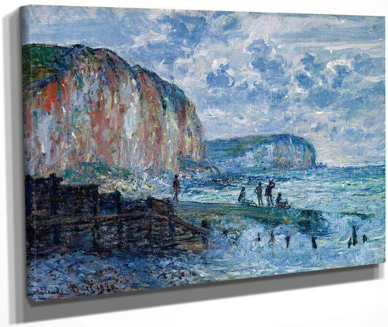 Cliffs Of The Petites Dalles By Monet Claude Fine Art Print