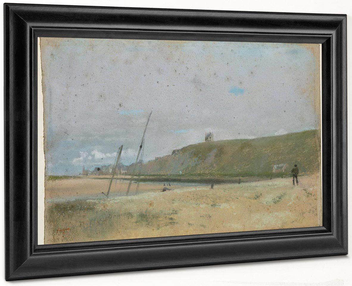 Cliffs On The Edge Of The Sea By Edgar Degas Fine Art Print