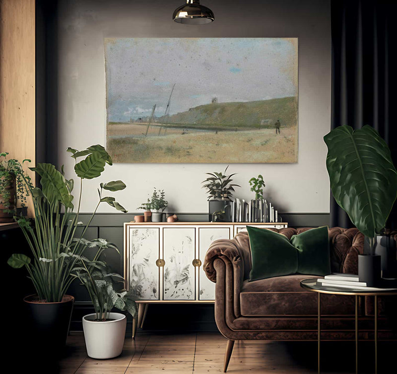 Cliffs On The Edge Of The Sea By Edgar Degas Fine Art Print