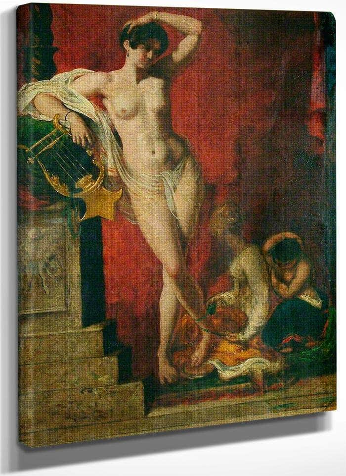 Clio By William Etty Fine Art Print
