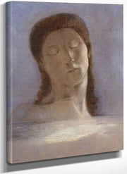 Closed Eyes By Odilon Redon Fine Art Print