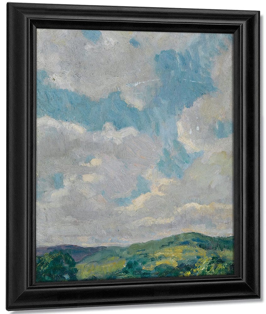 Cloud Study From The Connecticut Litchfield Hills Circa 1912 1919 By Francis Luis Mora Fine Art Print