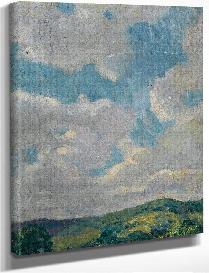 Cloud Study From The Connecticut Litchfield Hills Circa 1912 1919 By Francis Luis Mora Fine Art Print