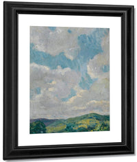Cloud Study From The Connecticut Litchfield Hills Circa 1912 1919 By Francis Luis Mora Fine Art Print