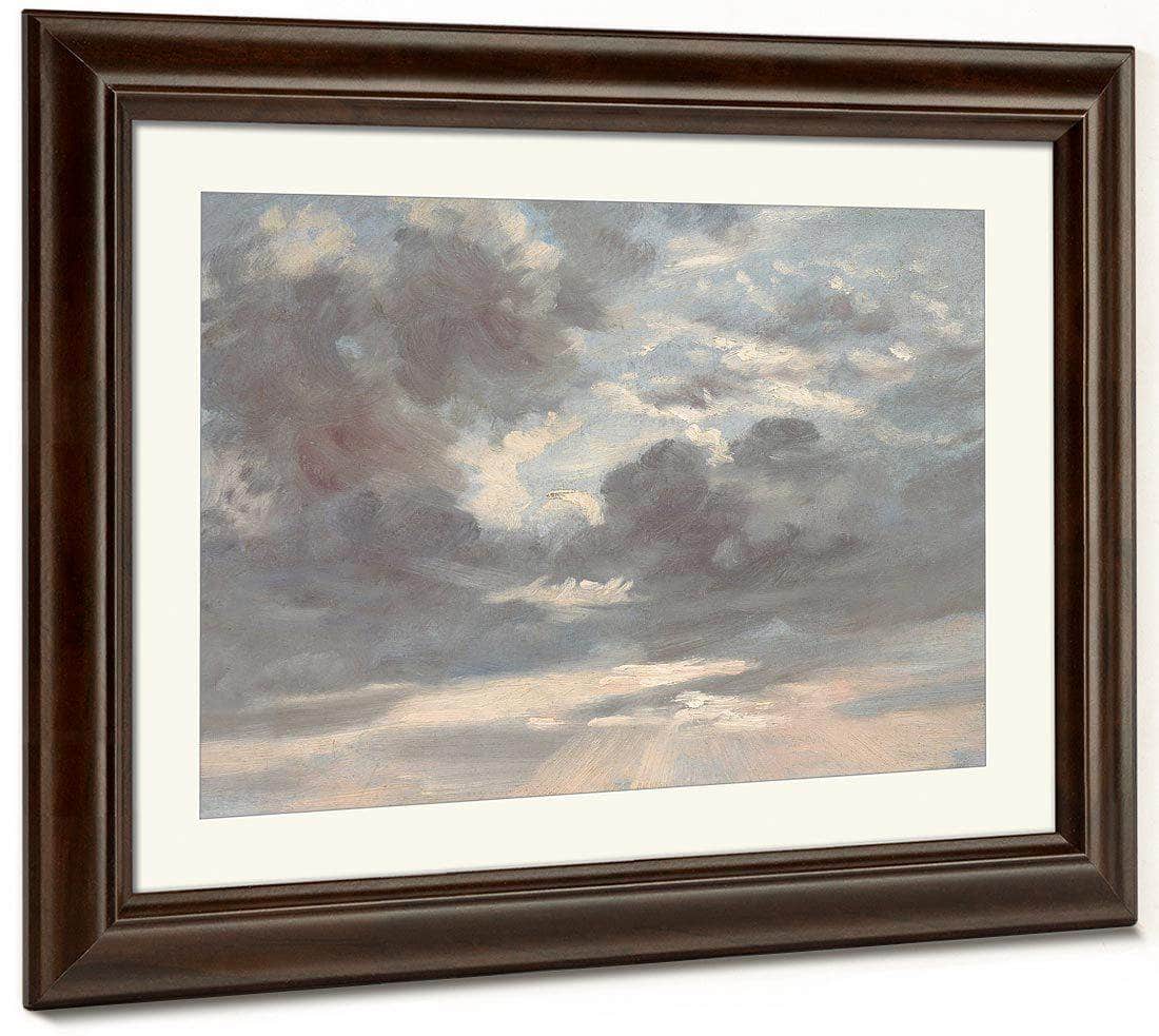 Cloud Study Stormy Sunset By John Constable Fine Art Print