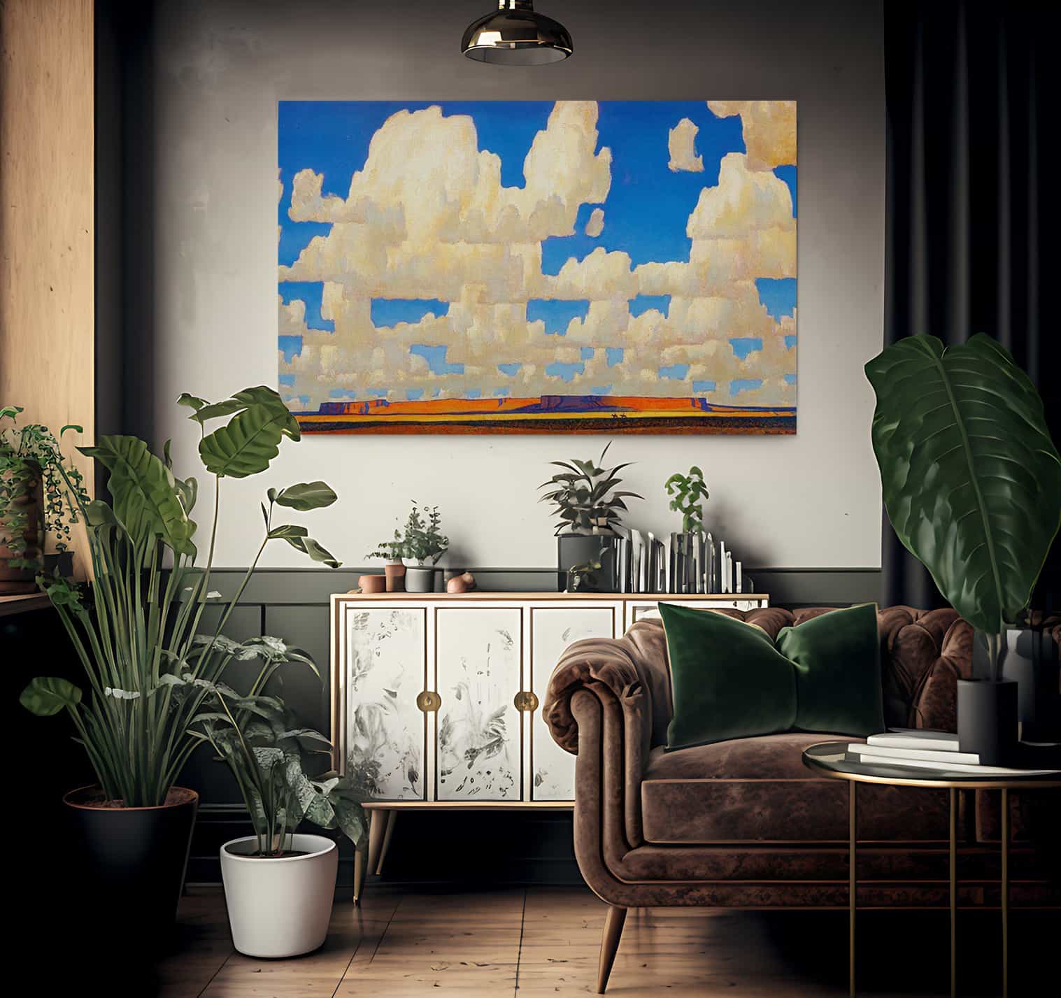 Cloud World By Maynard Dixon Fine Art Print