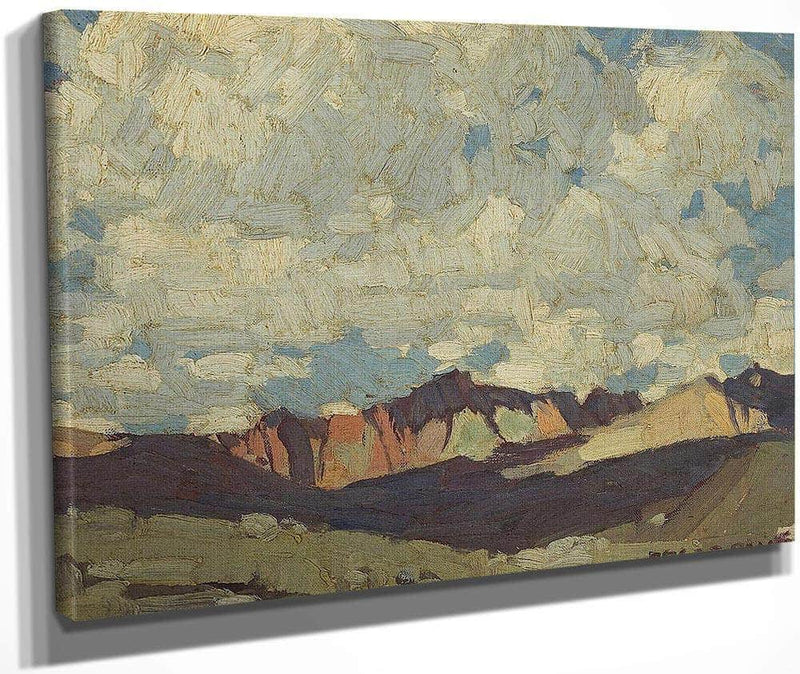 Clouds Above Cliffs By Edgar Payne Fine Art Print