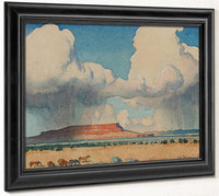 Clouds And Mesa Arizona 1945 By Maynard Dixon Fine Art Print