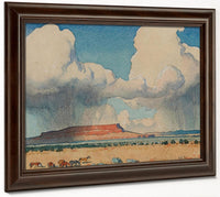 Clouds And Mesa Arizona 1945 By Maynard Dixon Fine Art Print