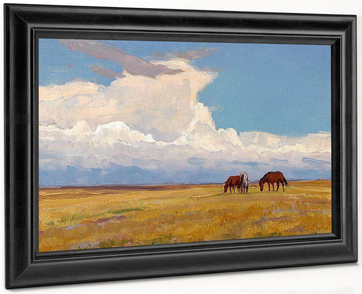 Clouds And Prairie 1921 By Maynard Dixon Fine Art Print