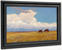 Clouds And Prairie 1921 By Maynard Dixon Fine Art Print