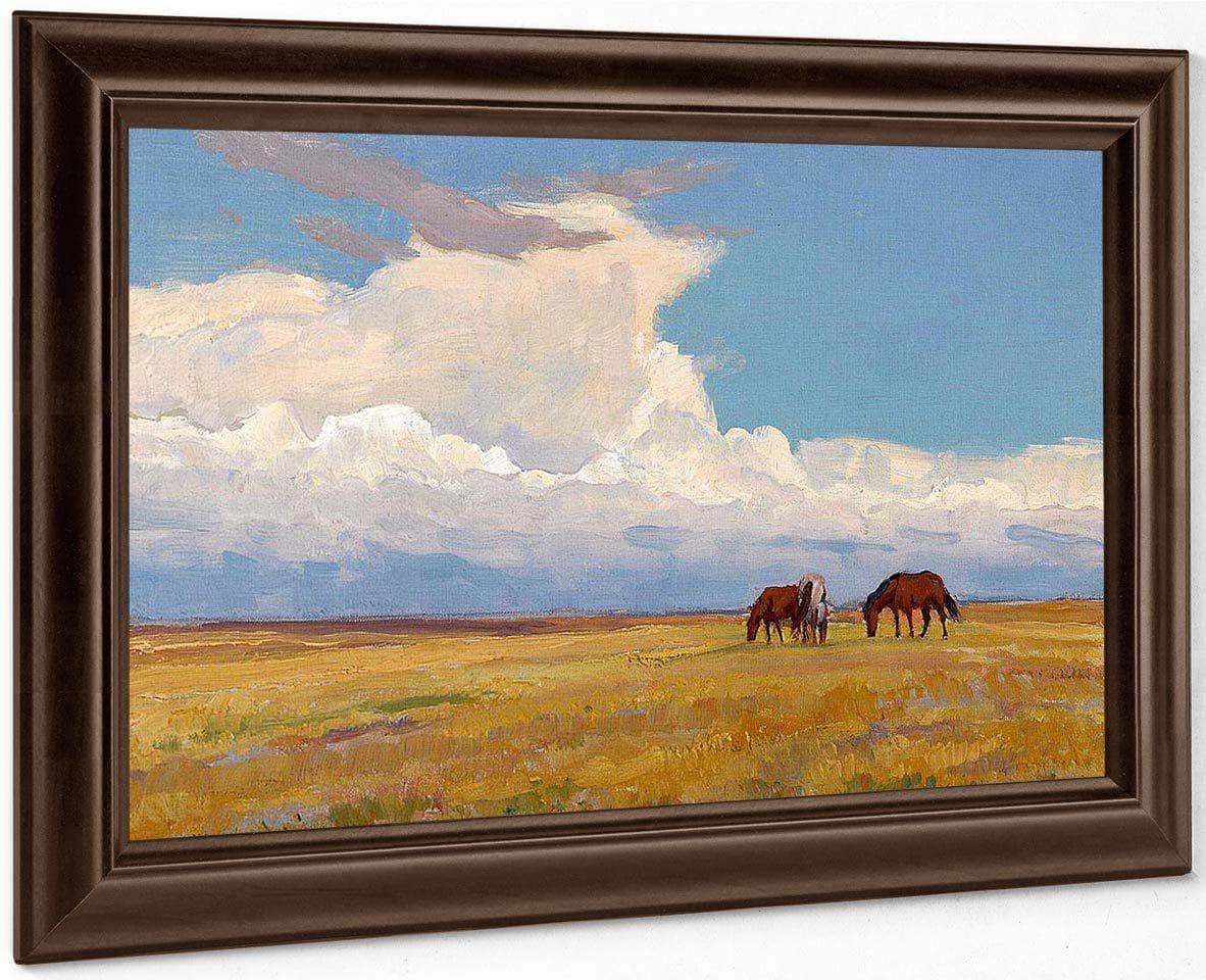 Clouds And Prairie 1921 By Maynard Dixon Fine Art Print
