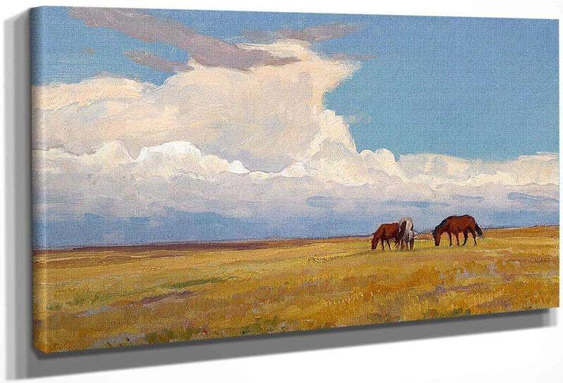 Clouds And Prairie 1921 By Maynard Dixon Fine Art Print