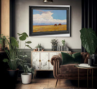 Clouds And Prairie 1921 By Maynard Dixon Fine Art Print