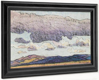 Clouds Over A Landscape 1920 By Maynard Dixon Fine Art Print