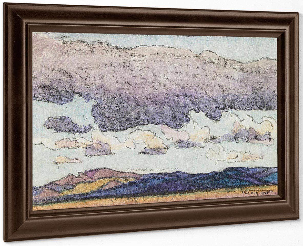 Clouds Over A Landscape 1920 By Maynard Dixon Fine Art Print