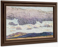 Clouds Over A Landscape 1920 By Maynard Dixon Fine Art Print