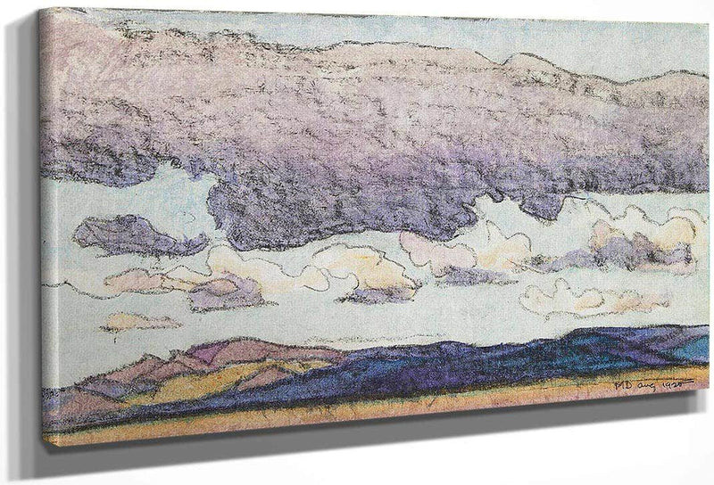 Clouds Over A Landscape 1920 By Maynard Dixon Fine Art Print
