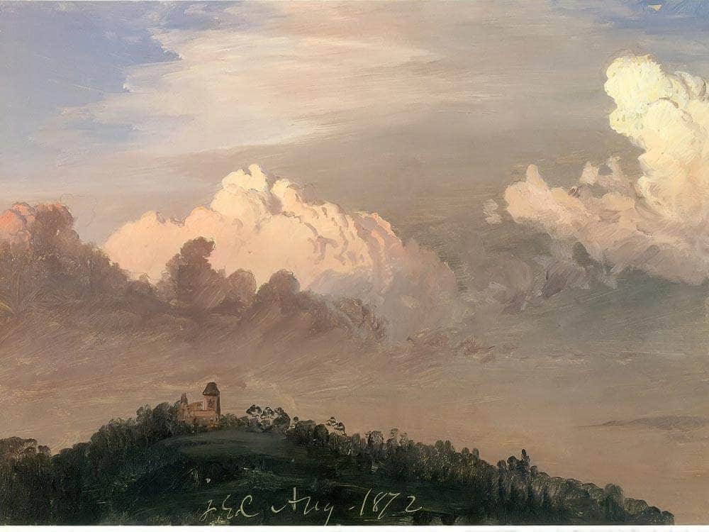 Clouds Over Olana By Frederic Edwin Church Fine Art Print