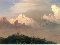 Clouds Over Olana By Frederic Edwin Church Fine Art Print