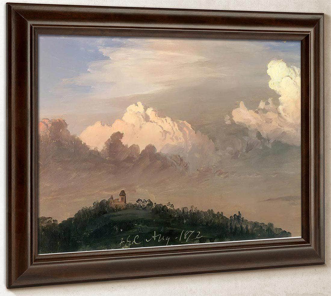 Clouds Over Olana By Frederic Edwin Church Fine Art Print