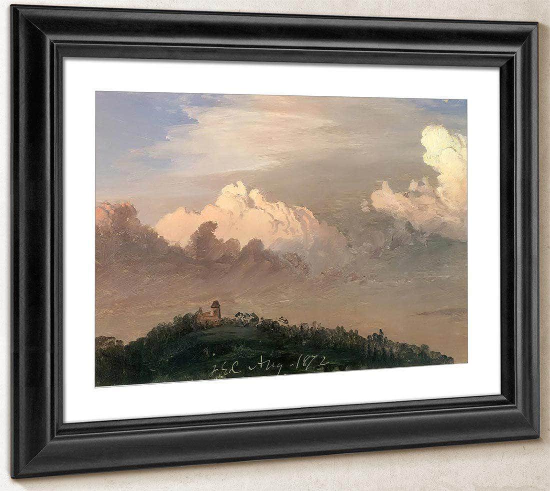 Clouds Over Olana By Frederic Edwin Church Fine Art Print