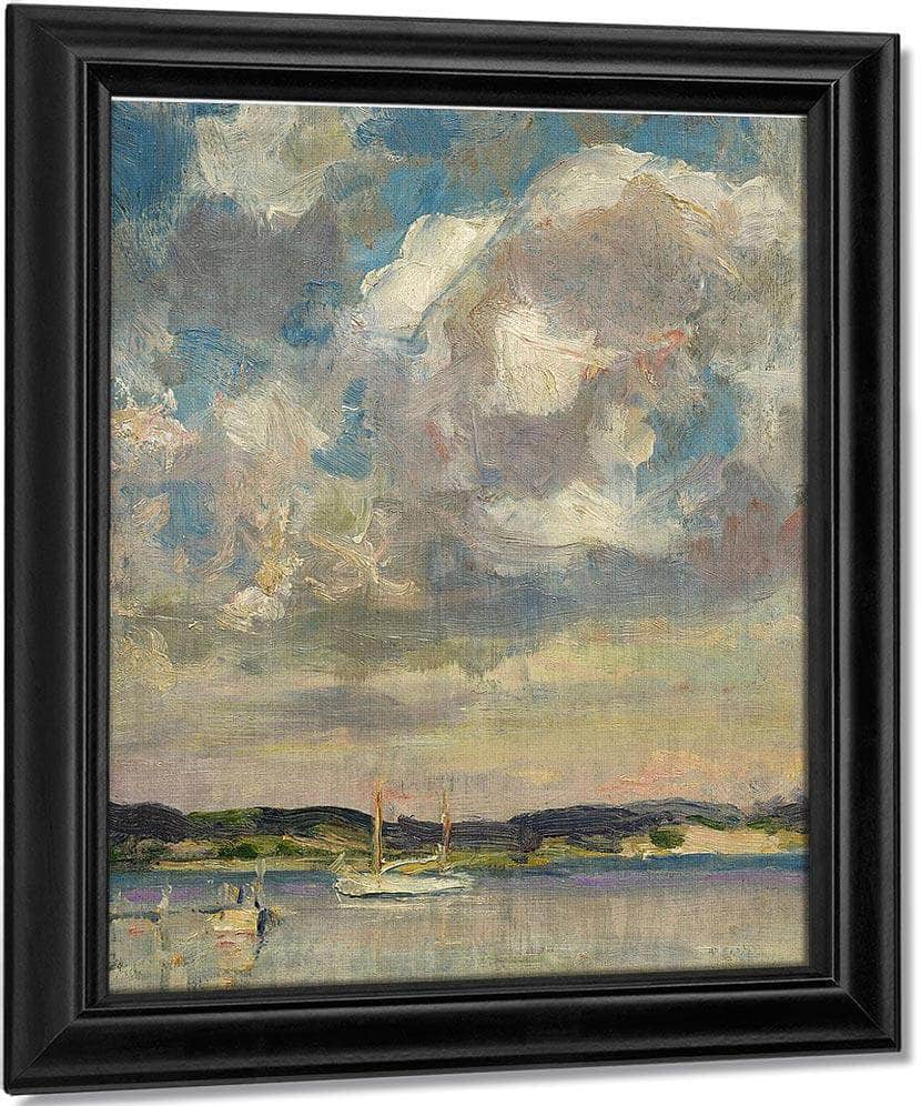 Clouds  Peconic Bay By Irving Ramsey Wiles Fine Art Print