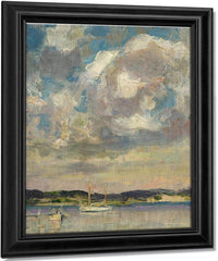 Clouds  Peconic Bay By Irving Ramsey Wiles Fine Art Print