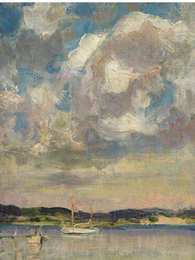 Clouds  Peconic Bay By Irving Ramsey Wiles Fine Art Print