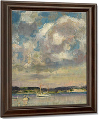 Clouds  Peconic Bay By Irving Ramsey Wiles Fine Art Print