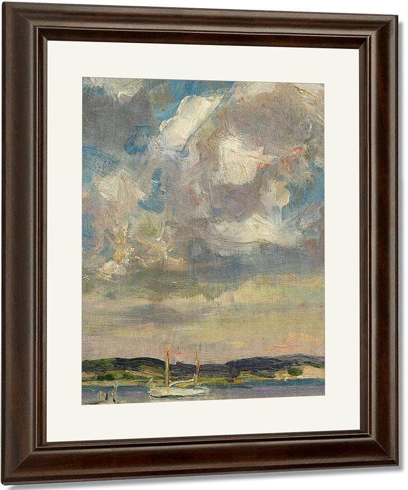 Clouds  Peconic Bay By Irving Ramsey Wiles Fine Art Print