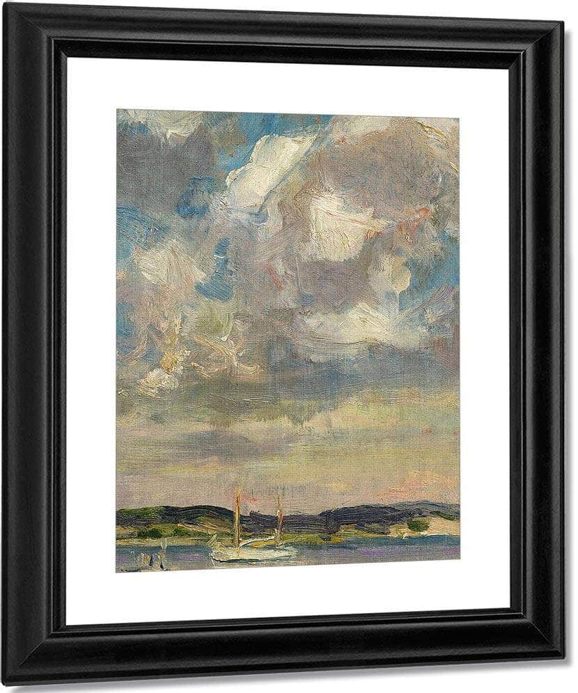 Clouds  Peconic Bay By Irving Ramsey Wiles Fine Art Print