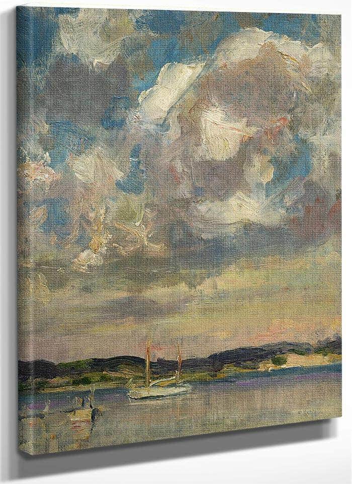 Clouds  Peconic Bay By Irving Ramsey Wiles Fine Art Print