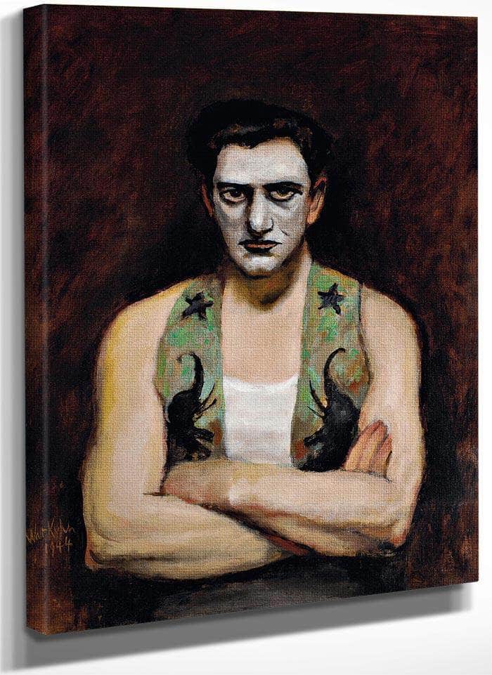 Clown With Arms Crossed By Walt Kuhn Fine Art Print