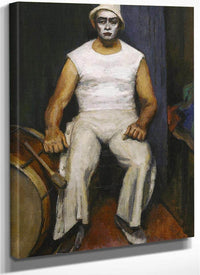 Clown With Drum By Walt Kuhn Fine Art Print