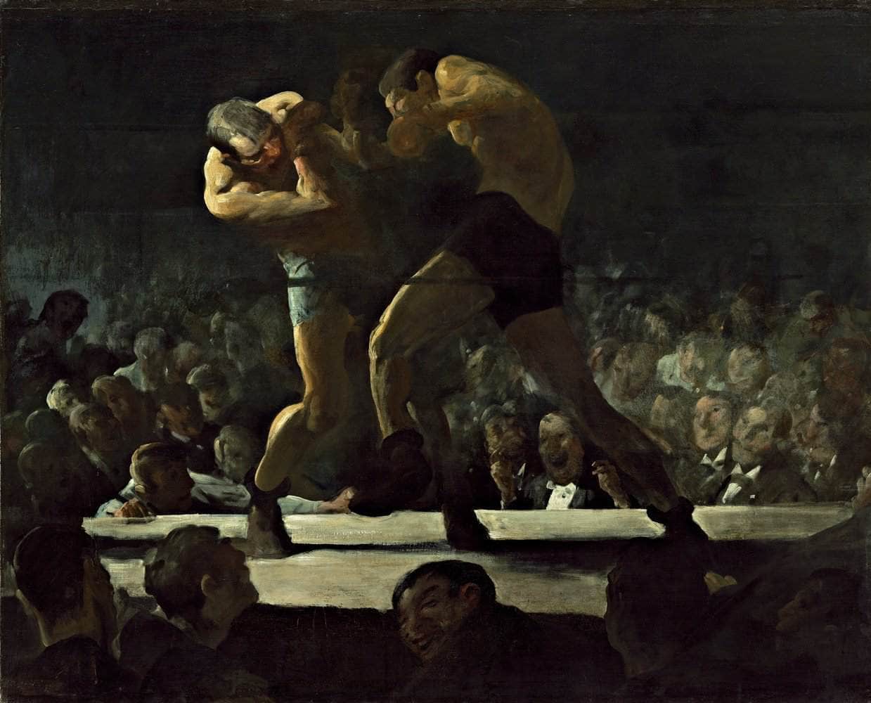 Club Night Painting George Wesley Bellows Canvas Art Fine Art Print