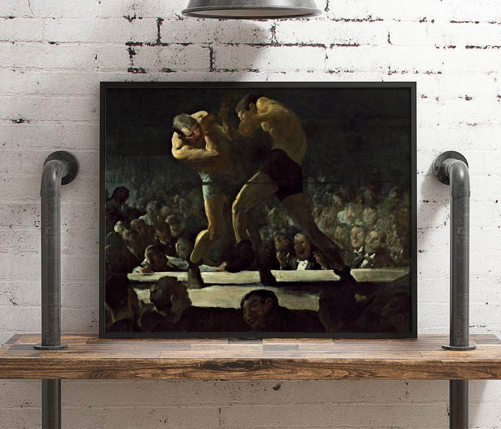 Club Night Painting George Wesley Bellows Canvas Art Fine Art Print