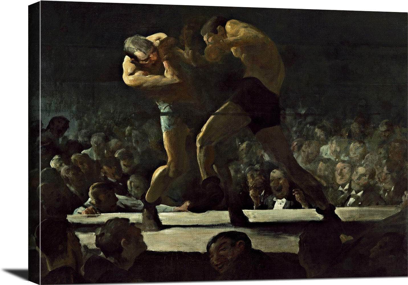 Club Night Painting George Wesley Bellows Canvas Art Fine Art Print