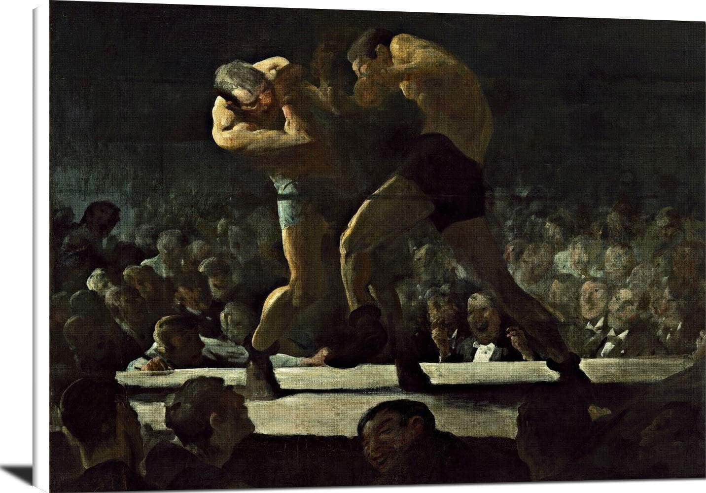 Club Night Painting George Wesley Bellows Canvas Art Fine Art Print
