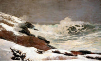 Coast In Winter By Winslow Homer Fine Art Print