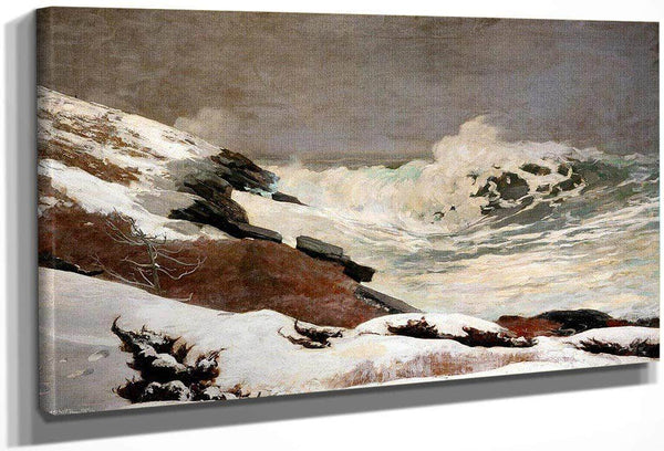Coast In Winter By Winslow Homer Fine Art Print