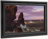 Coast Scene By Fredric Edwin Church Fine Art Print