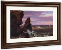Coast Scene By Fredric Edwin Church Fine Art Print