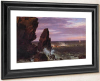 Coast Scene By Fredric Edwin Church Fine Art Print
