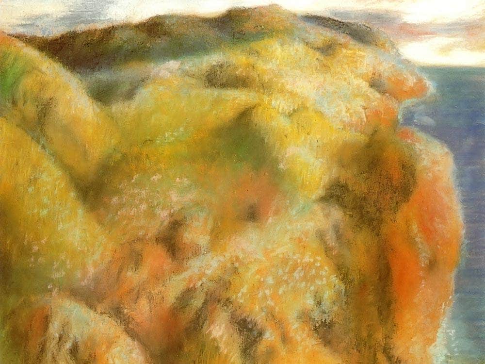 Coastal Landscape By Edgar Degas Fine Art Print