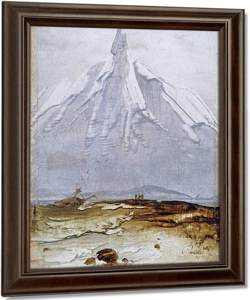 Coastal Landscape With Wreck 1869 By Peder Balke Fine Art Print