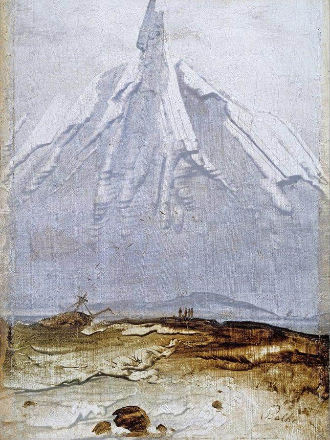 Coastal Landscape With Wreck 1869 By Peder Balke Fine Art Print