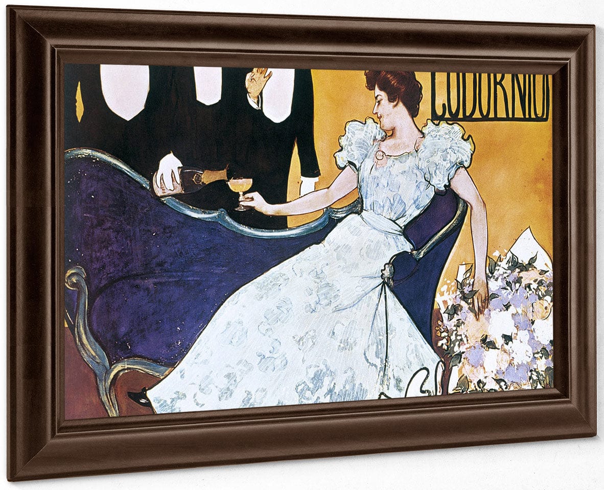 Codorniu (Ambar Y Espuma) By Ramon Casas Fine Art Print