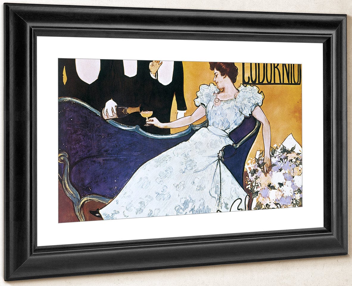 Codorniu (Ambar Y Espuma) By Ramon Casas Fine Art Print